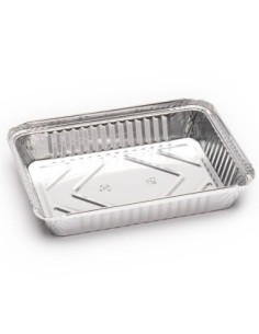 Envase aluminio rectangular 1000 cc