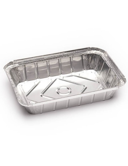 Envase aluminio rectangular 890 cc