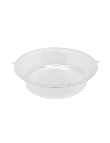 Tapas cúpula plana cerrada  98mm PET Ultratransparente 1000 uds