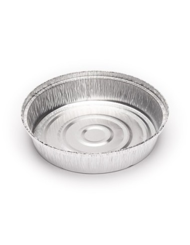 Envase aluminio redondo medio pollo 935 cc