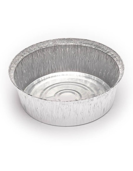 Envase aluminio redondo pollo 1400 cc