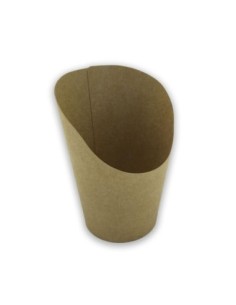 Bolsas Antigrasa Kraft 14 + 6 x 25cm 1000 uds