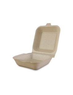 Envases hamburguesa grande de XPP 150 x 150 x 70 mm 500 uds