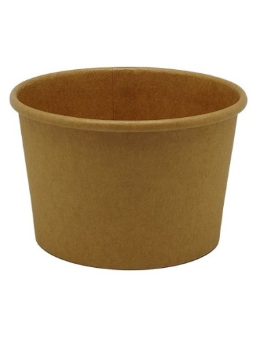 Envases para sopas Full Kraft 240 cc 96 mm 500 uds