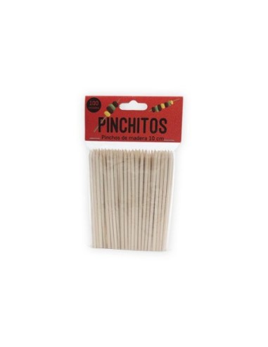 Pinchos de madera 100 mm 10000 uds