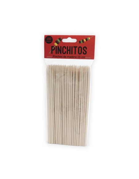 Pinchos de madera 150 mm 10000 uds