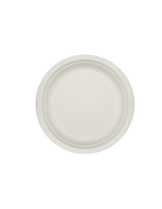 Platos de fibra de caña de azucar redondos 220 mm 500 uds