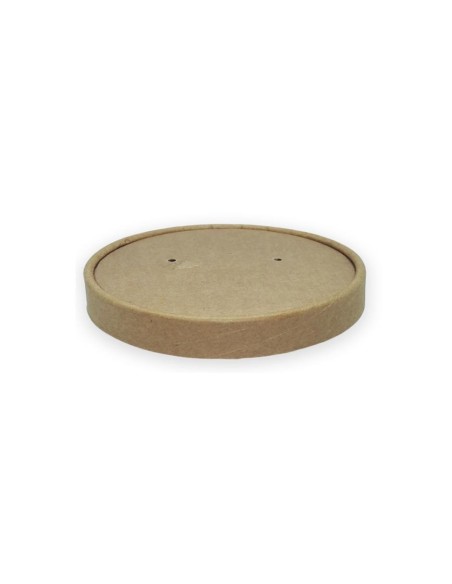 Tapa envases para sopas Full Kraft 115 mm 500 uds