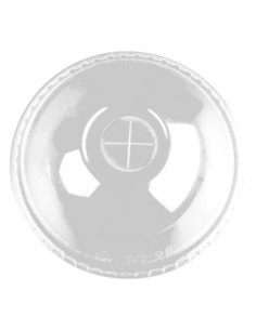 Tapas cupula con cruz 92 mm PET ultratransparente 1000 uds