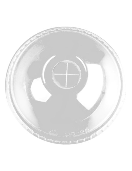 Tapas cupula con cruz 92 mm PET ultratransparente 1000 uds