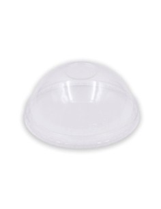 Tapas PET cupula cerrada transparente para tarrinas de 4 Oz 1000 uds