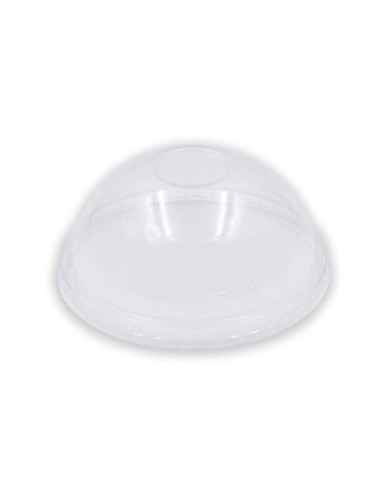 Tapas PET cupula cerrada transparente para tarrinas de 4 Oz 1000 uds