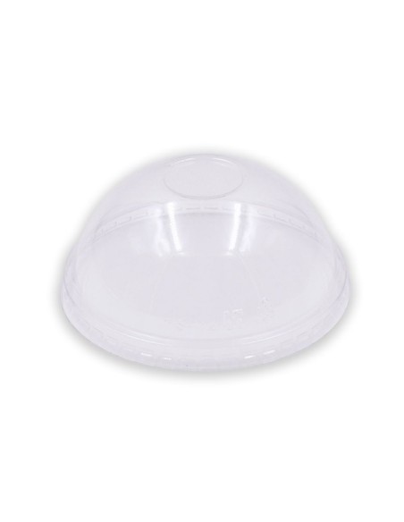 Tapas PET cupula cerrada transparente para tarrinas de 8 Oz 1000 uds