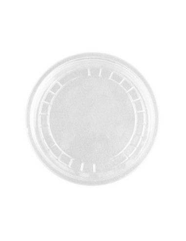 Tapas plana cerrada 98 mm PET ultratransparente 1000 uds