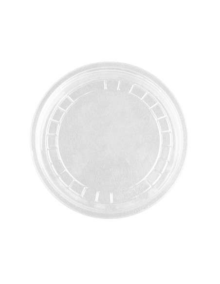 Tapas plana cerrada 98 mm PET ultratransparente 1000 uds