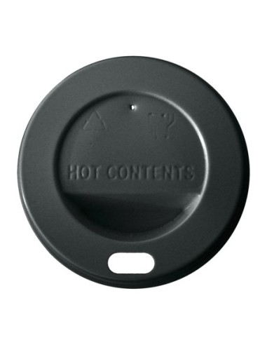 Tapas vasos 4 Oz negras 60 mm 1000 uds