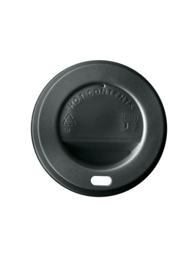 Tapas vasos 7 Oz negras 70 mm 1000 uds