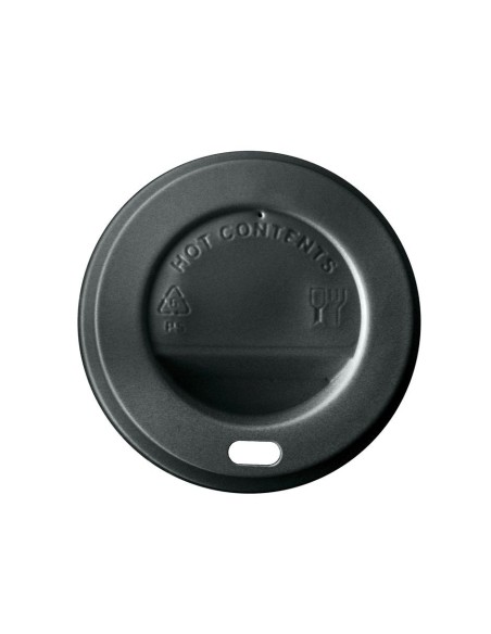 Tapas vasos 7 Oz negras 70 mm 1000 uds