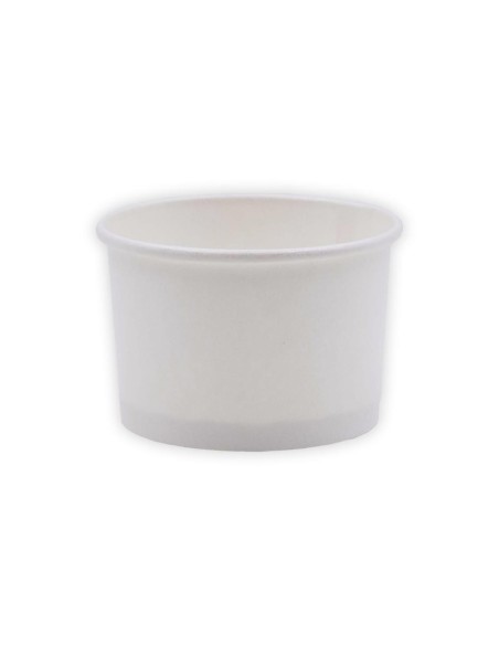 Tarrinas de papel para helados blancas 240 ml 8 Oz 1000 uds