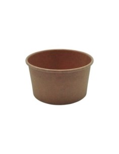 Tarrinas de papel para helados Kraft 180 ml 6 Oz 1000 uds