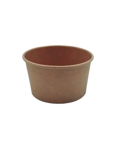 Tarrinas de papel para helados Kraft 240 ml 8 Oz 1000 uds