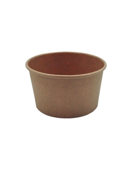 Tarrinas de papel para helados Kraft 240 ml 8 Oz 1000 uds