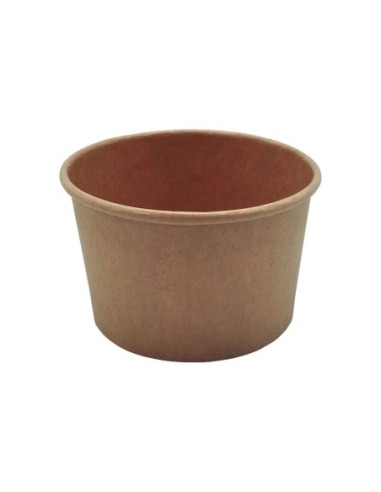 Tarrinas de papel para helados Kraft 360 ml 12 Oz 1000 uds