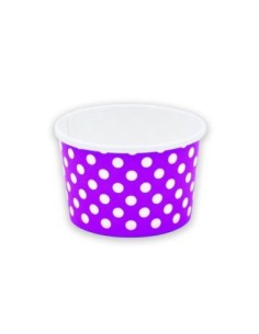 Tarrinas de papel para helados Topos 240 ml 8 Oz 1000 uds