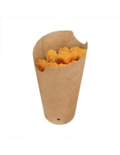 Vaso Kraft troquelado para fritos 176 mm 1000 uds