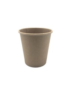 Vasos de papel Full Kraft 70 mm 200 ml 7 Oz 1000 uds