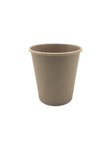 Vasos de papel Full Kraft 70 mm 200 ml 7 Oz 1000 uds