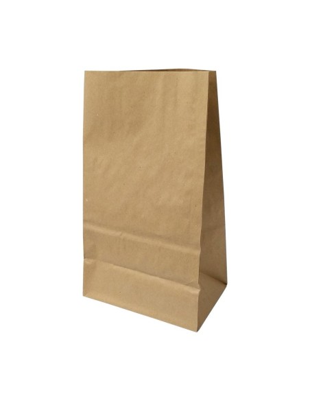 Bolsa de papel americana 18 + 12 x 32,5 cm 500 uds