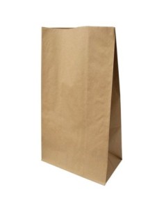 Bolsa de papel americana 25 + 15 x 45 cm 500 uds