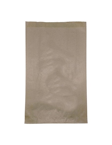 Bolsa de papel bolleria o panaderia multiuso 20 + 5 x 32 cm 1000 uds