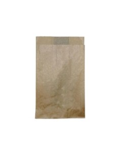 Bolsa kraft de papel bolleria o panaderia multiuso 12 + 6 x 20 cm 1000 uds
