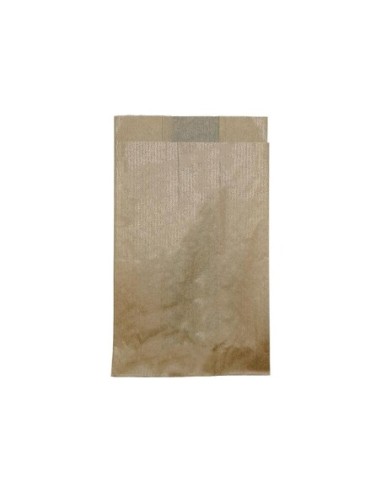 Bolsa kraft de papel bolleria o panaderia multiuso 12 + 6 x 20 cm 1000 uds