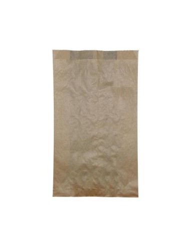 Bolsa kraft de papel bolleria o panaderia multiuso 14 + 6 x 25 cm 1000 uds