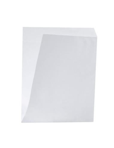 Bolsas Antigrasa blancas doble apertura 16 x 18 cm 1000 uds
