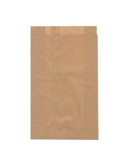 Bolsas Antigrasa Kraft 14 + 6 x 25 cm 1000 uds