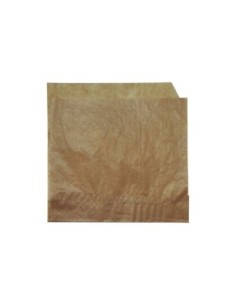 Bolsas Antigrasa kraft doble apertura 16 x 18 cm 1000 uds