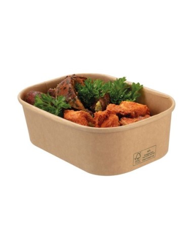 Barqueta Kraft Antigrasa 114 x 67 x 39mm 1000 uds