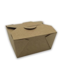 Caja Take Away Kraft 113 x 90 x 63 mm 450 uds