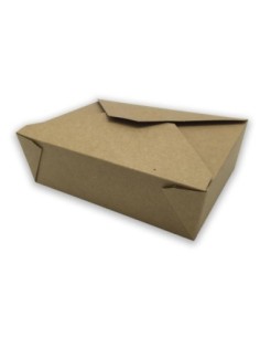 Caja Take Away Kraft 197 x 140 x 45 mm 200 uds