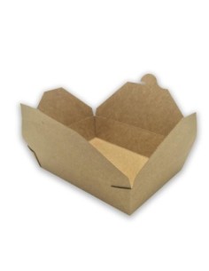 Caja Take Away Kraft 197 x 140 x 65 mm 200 uds
