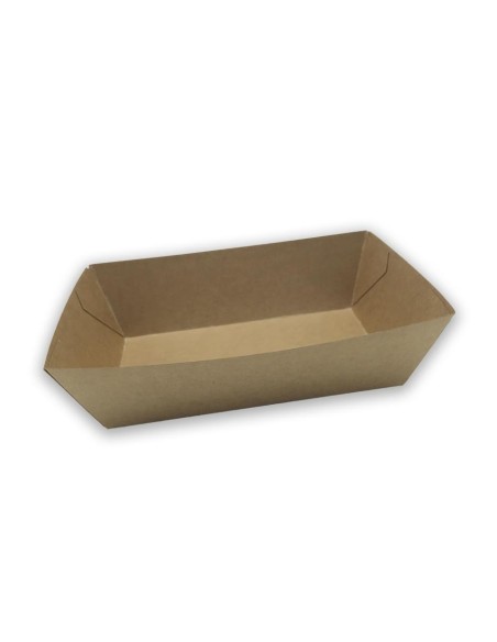 Barqueta Kraft Antigrasa 114 x 67 x 39 mm 1000 uds