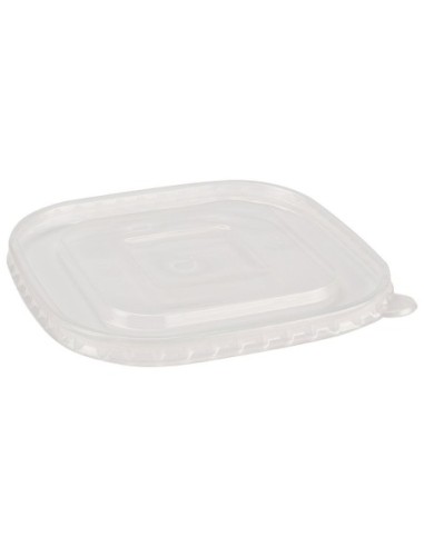 Tapa plana con cruz PET Ultratransparente  98mm 1000 uds