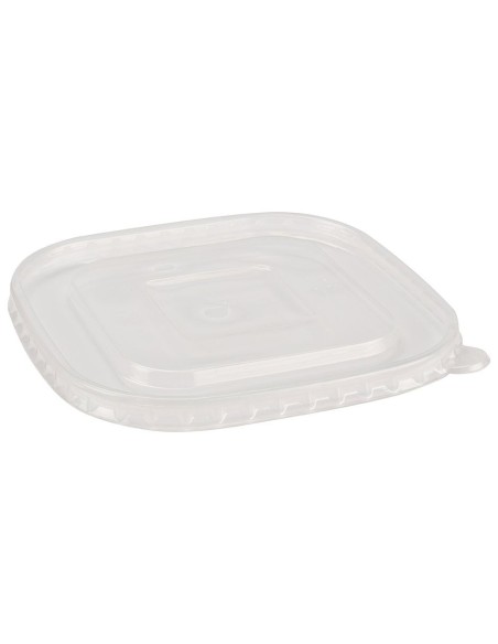 Tapa plana con cruz PET Ultratransparente  98mm 1000 uds