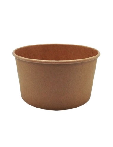 Ensaladeras de carton 1000 cc 150 mm sin tapa 300 uds