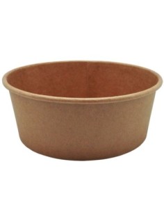 Ensaladeras de carton 1100 cc 185 mm sin tapa 300 uds